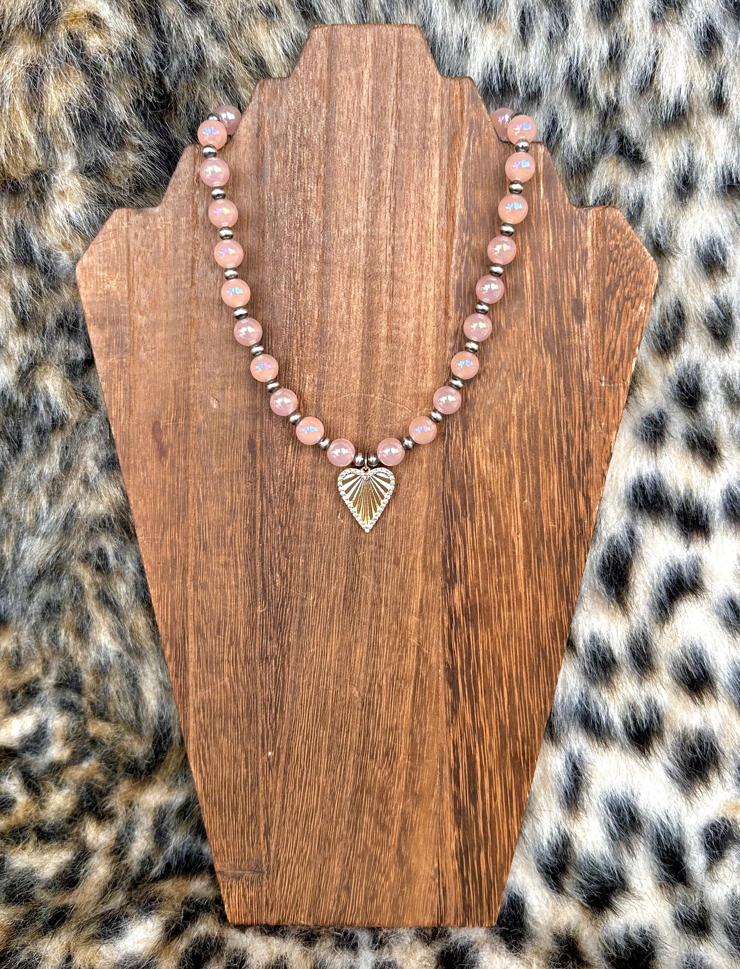 Pink Heart Necklace