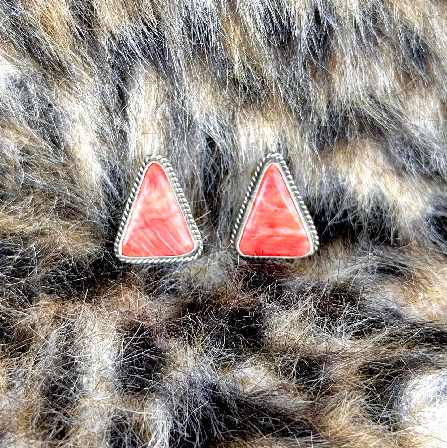 Red Spiny Studs