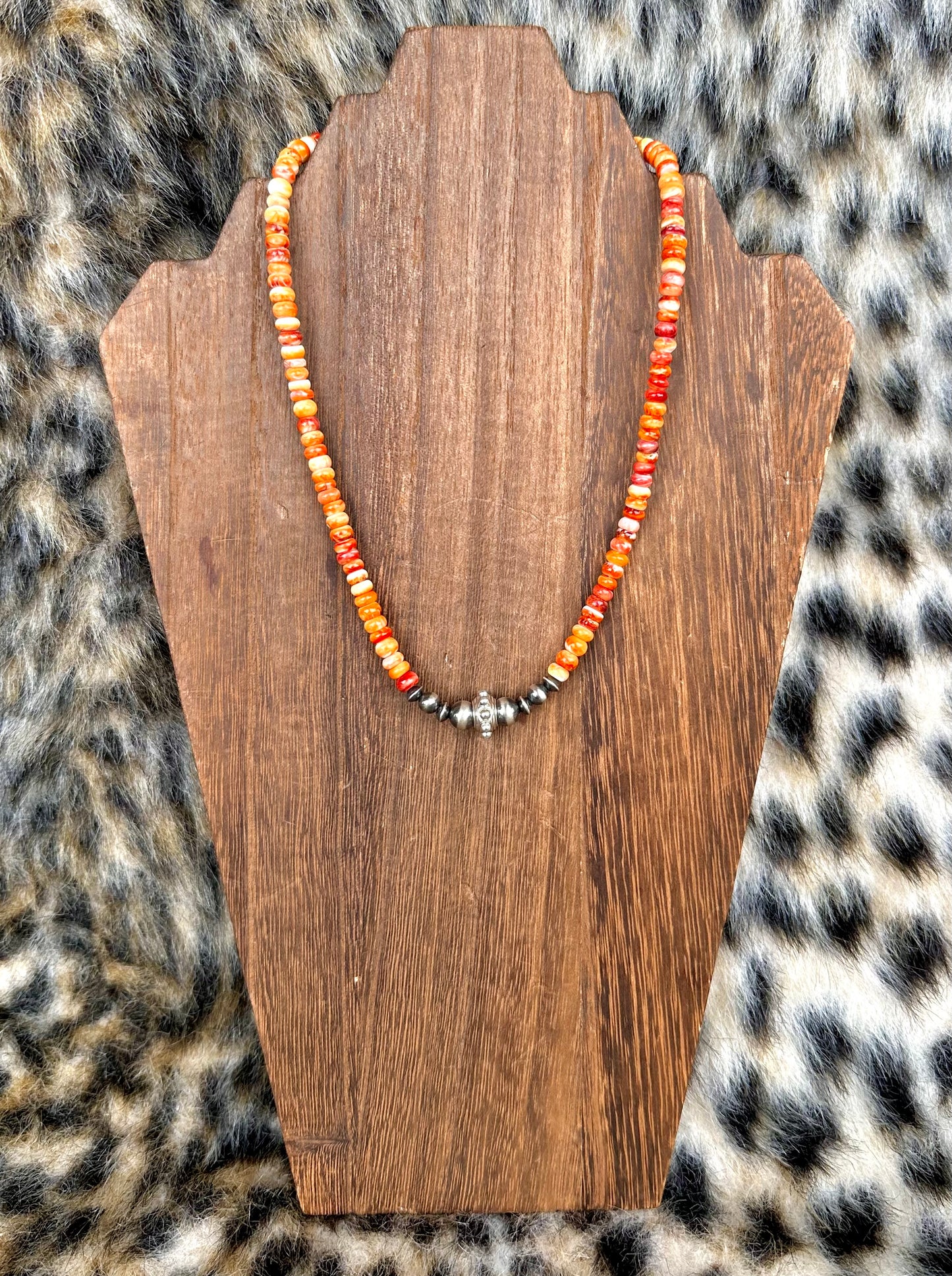 Orange Spiny Necklace