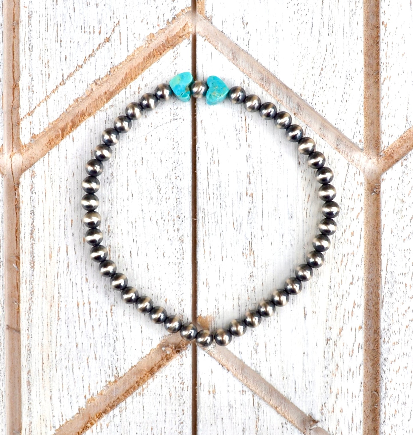 Kingman Heart Stretch Bracelet