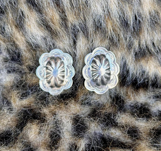 Silver Concho Studs