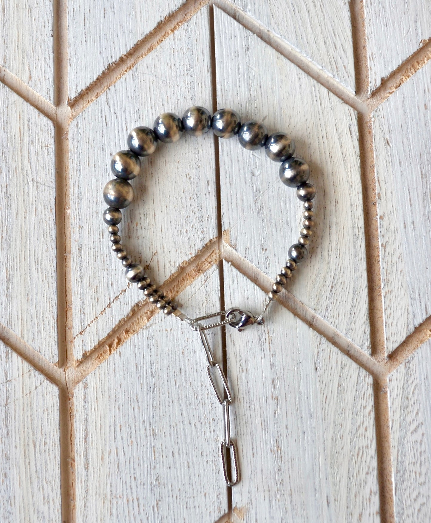 2-8mm Adjustable Pearl Bracelet