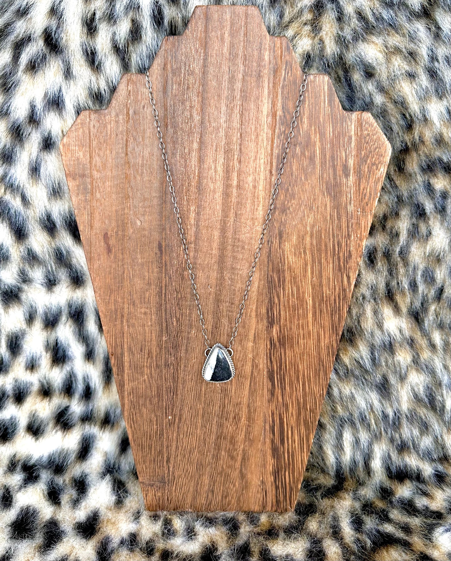 White Buffalo Stone Necklace