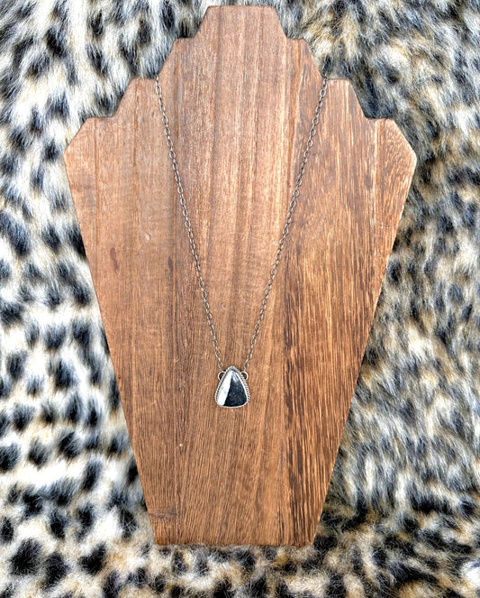 White Buffalo Stone Necklace