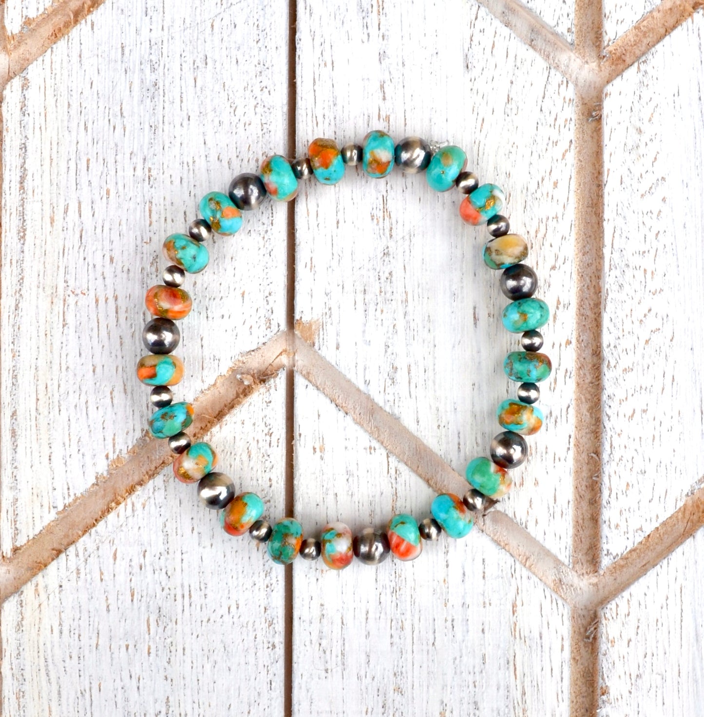 Kingman + Spiny Stretch Bracelet