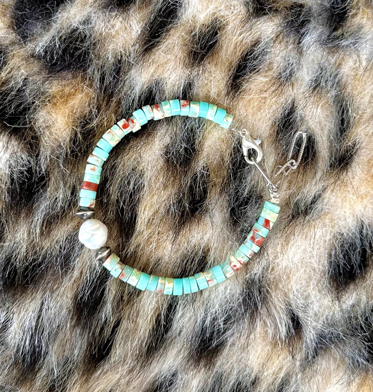 Teal Jasper Bracelet