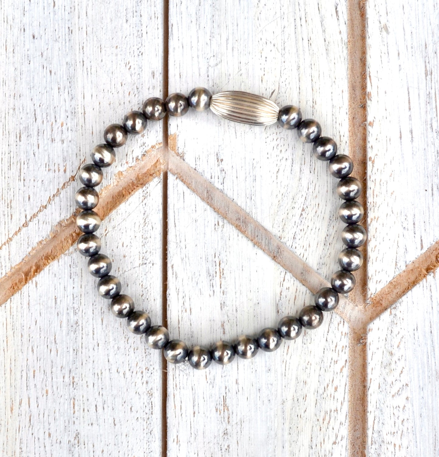 5mm + Barrel Stretch Bracelet