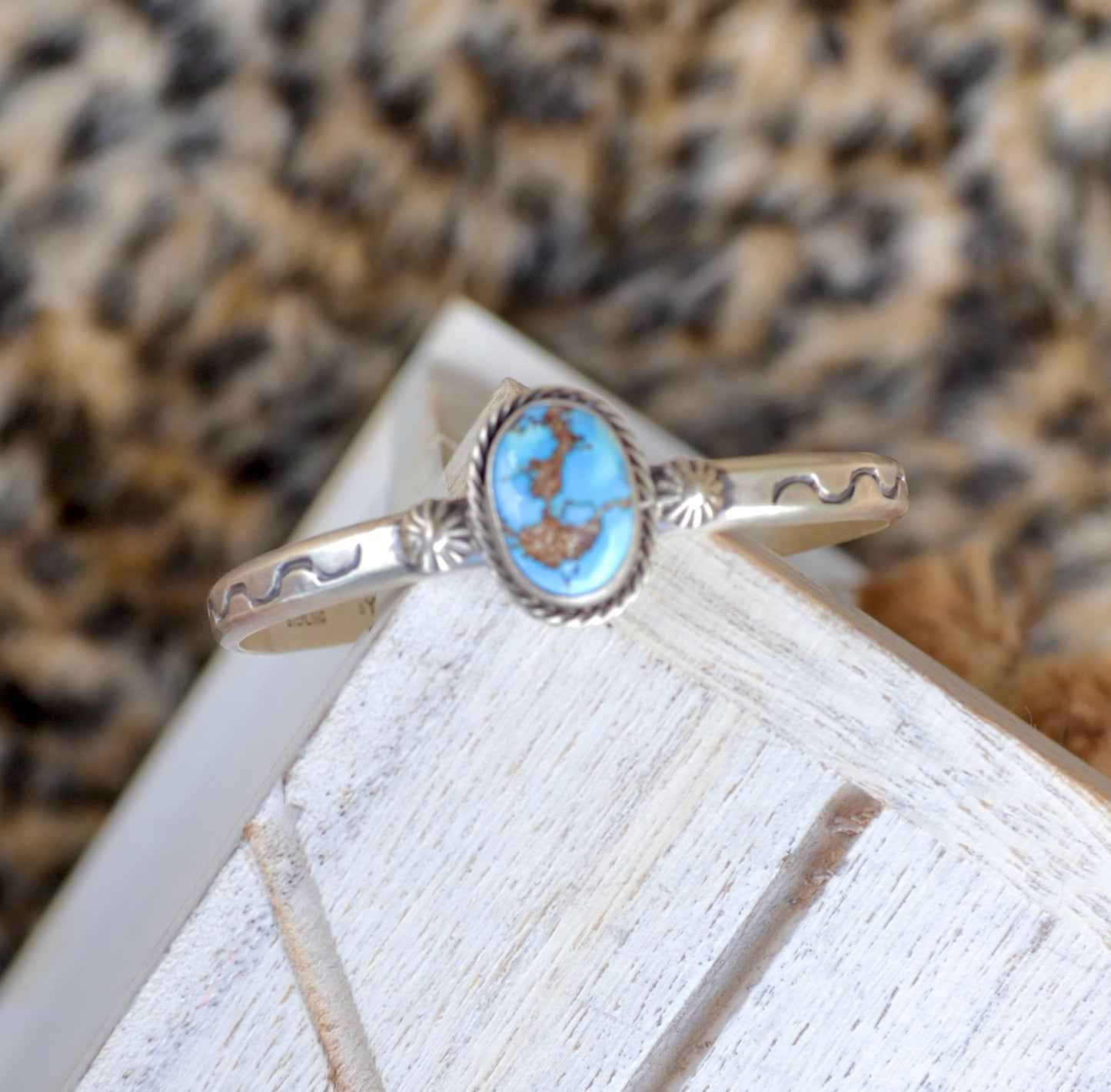 Golden Hills Stamped Cuff