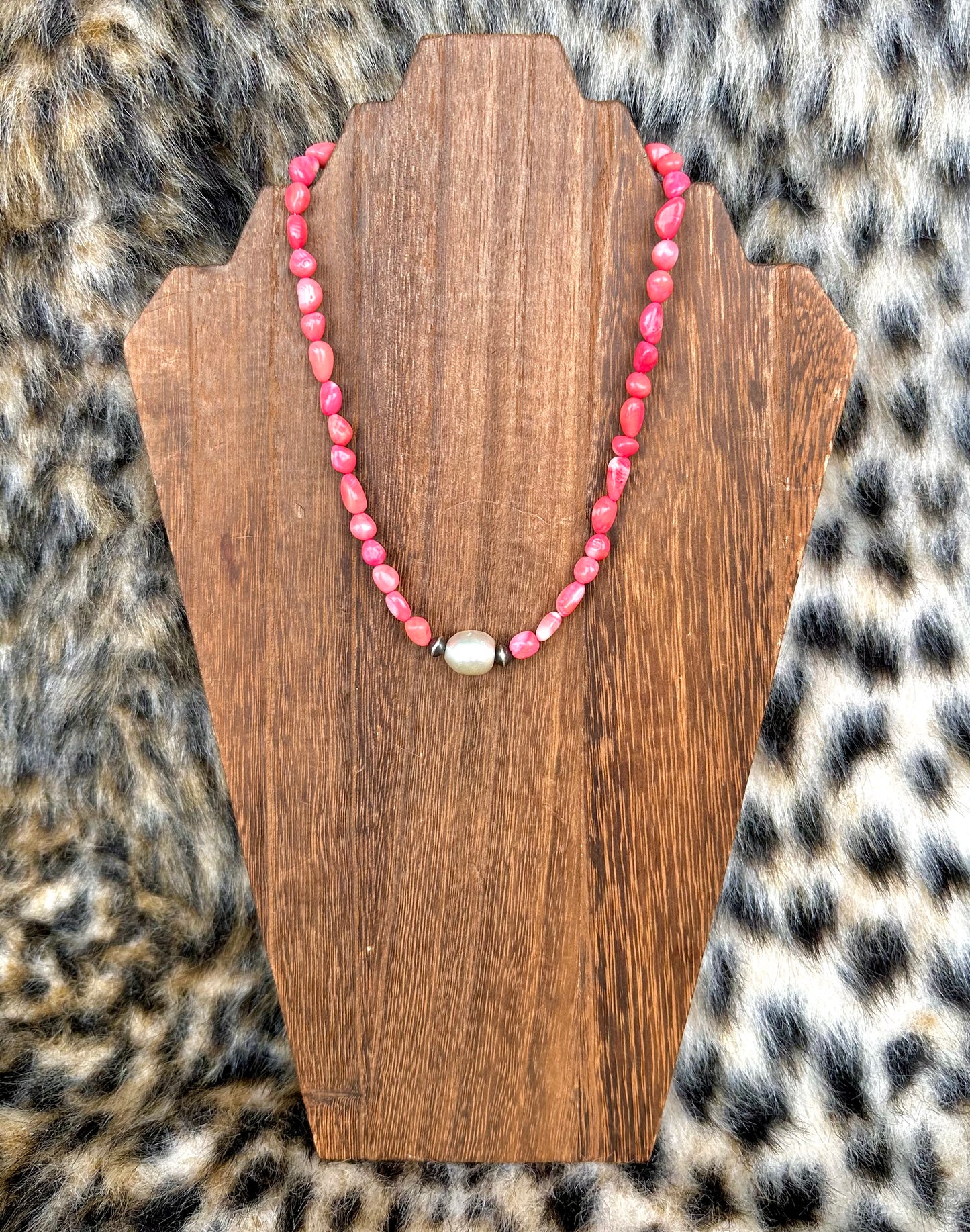 Pink Coral Necklace