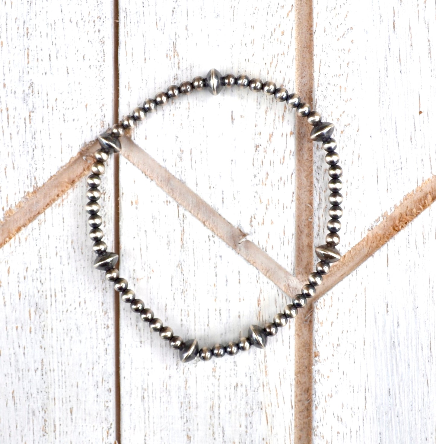 3mm + Saucer Stretch Bracelet