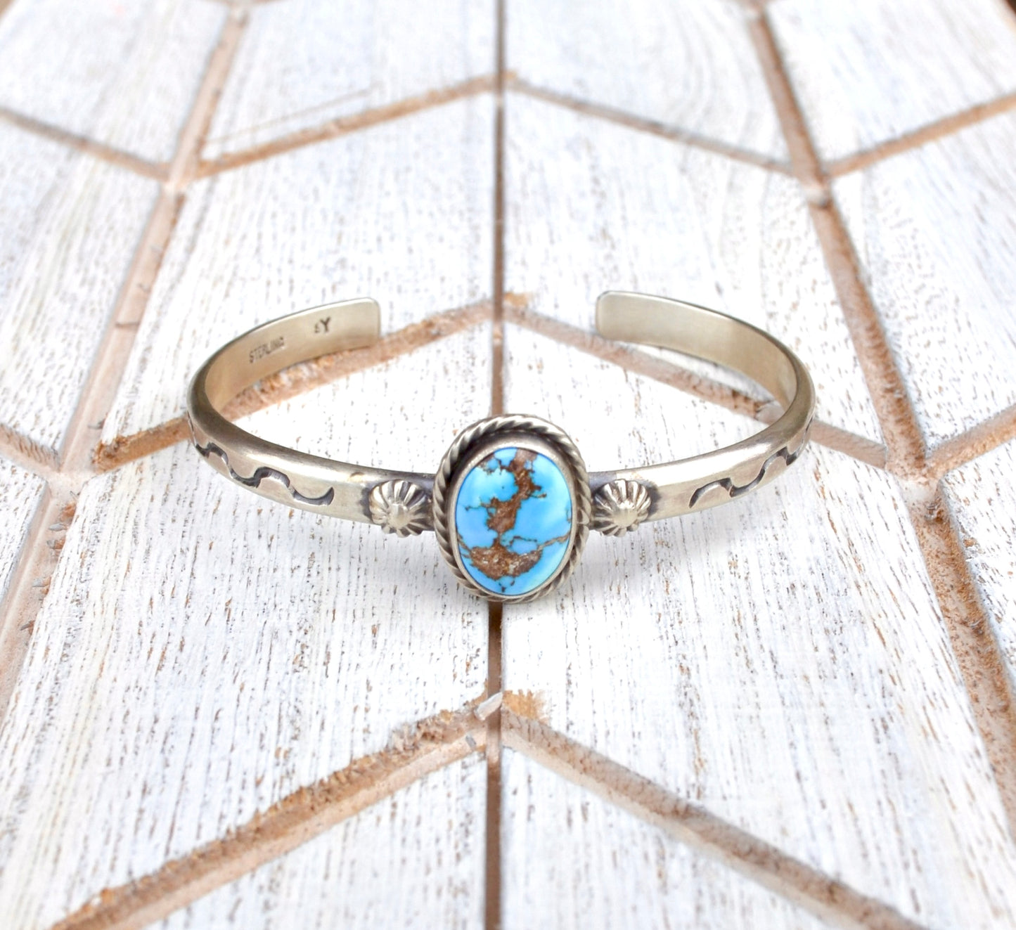 Golden Hills Stamped Cuff