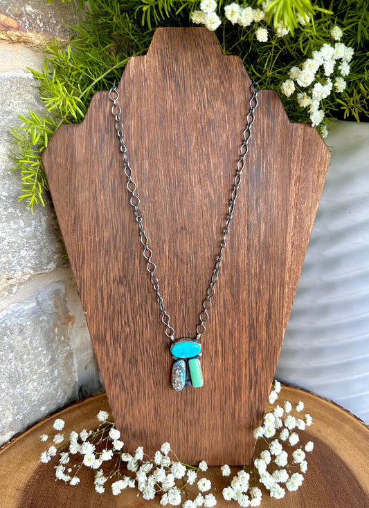Mixed Turquoise Necklace