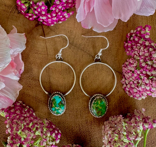 Sonoran Gold Hoop Dangles