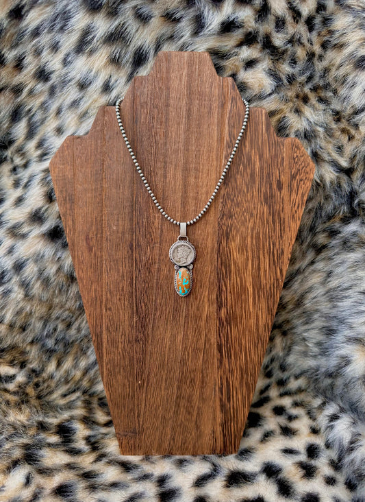 Royston Liberty Dime Pendant